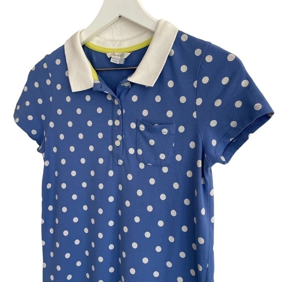 Boden Petunia Polka Dot Polo Dress, Size 4R - Picture 2 of 8